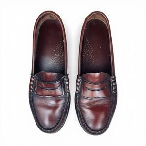 Dexter Oxblood Penny Loafer Vintage Leather Moc Toe Beefroll Prep Classic 6.5